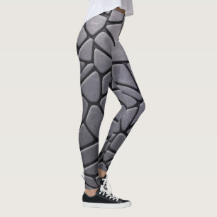 Graue Stein-Leggings Leggings