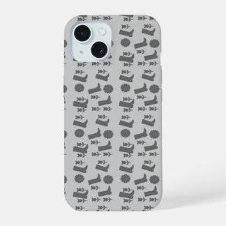 graue Stiefel iPhone 15 Hülle