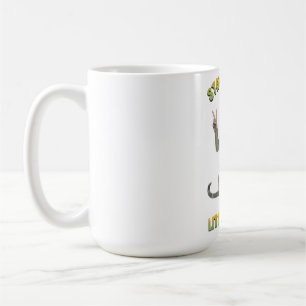 Graue Tabby-Katze Boho Stay Trippy Little Hippie Kaffeetasse