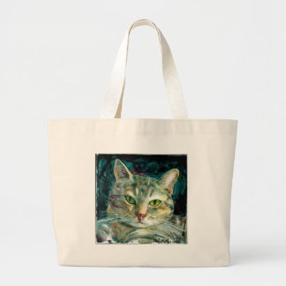 Graue Tabby-Tasche Jumbo Stoffbeutel