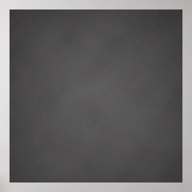 Graue Tafel Hintergrund Schwarze Kreidetafel Poster (Vorne)