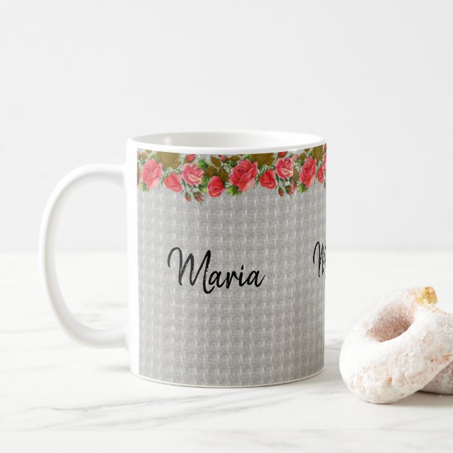 Graue Tasse (Mit Donut)
