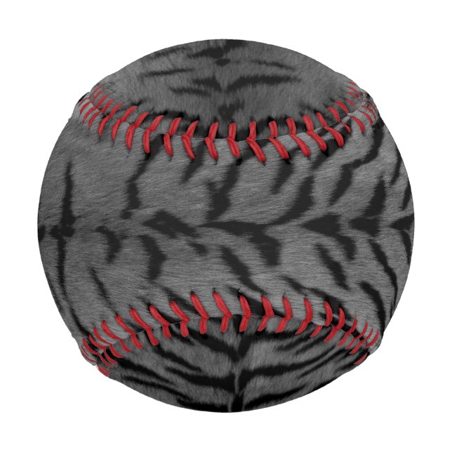 Graue Tiger-Skin Baseball (Vorderseite)
