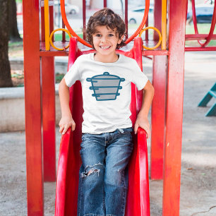 Graue Topf T-Shirt