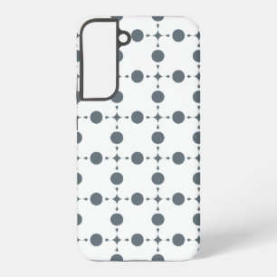 Graue Tupfen, Tupfenmuster, Punkte, Gepunktet Samsung Galaxy Hülle