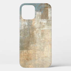 Graue und beige abstrakte Kunstmalereiabstract, ku Case-Mate iPhone Hülle