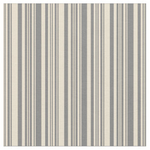 Graue und beige farbige Streifen Stoff