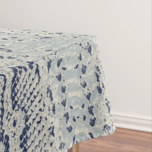 Graue und blaue Schlange Hautfarbe Tischdecke