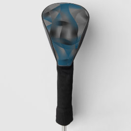 Graue und blaue Streifen, mit Gradiententeilen Golf Headcover