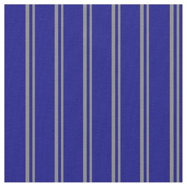 Graue und blaue Streifen Stoff (Nahaufnahme)