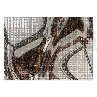 Graue und braune Abstrakte Kunst