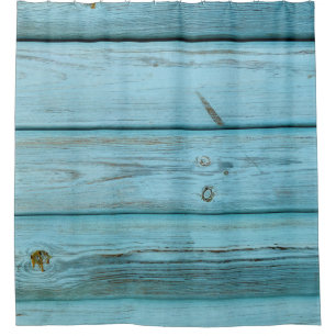 Graue und braune Holzplatte Duschvorhang