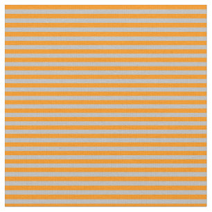 Graue und dunkle Orangenlinien Stoff