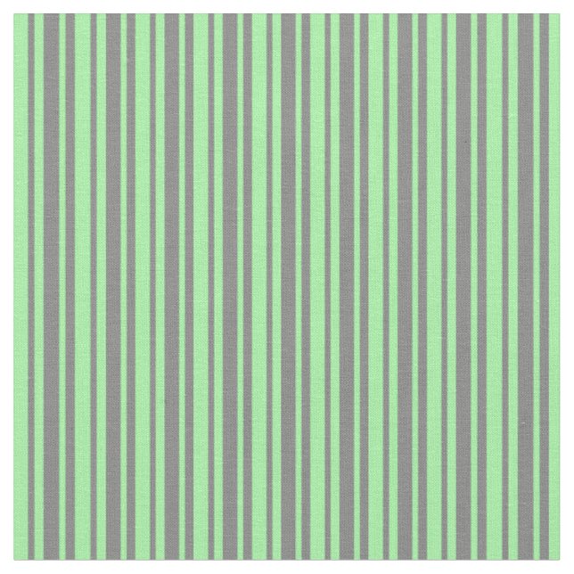 Graue und grüne Linse/Streifenmuster Stoff (Nahaufnahme)