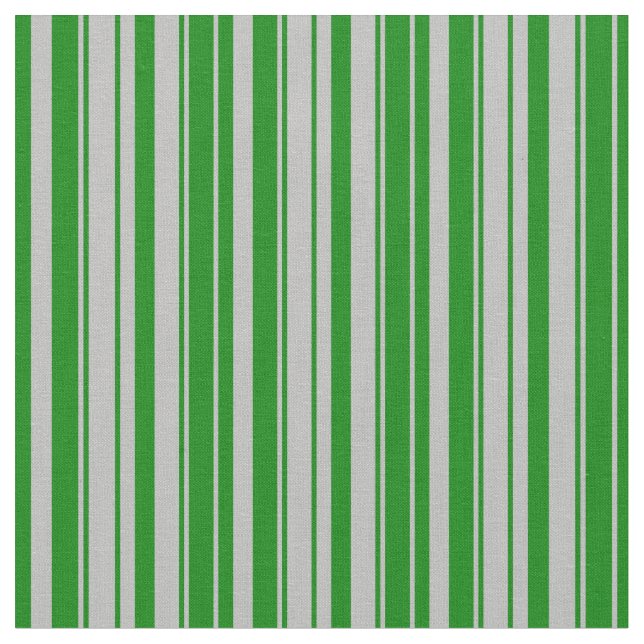Graue und grüne Streifen Stoff (Nahaufnahme)