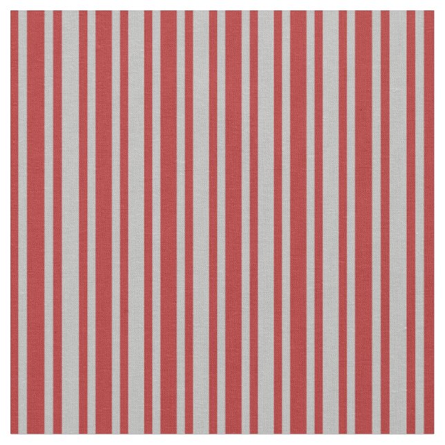 Graue und rote farbige Linien Stoff (Nahaufnahme)