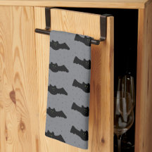 Graue und schwarze Halloween-Fledermäuse