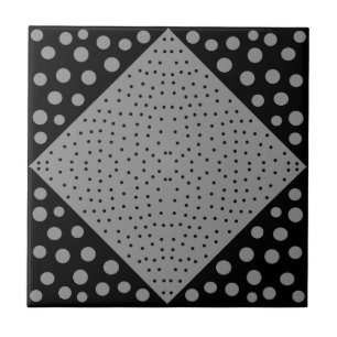 Graue und schwarze Keramikfliesen (moderne dunkle  Fliese