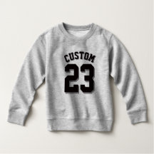 Graue und schwarze Kleinkind | Sports Jersey