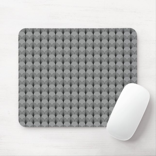 Graue und schwarze Lüfter Mousepad (Mit Mouse)