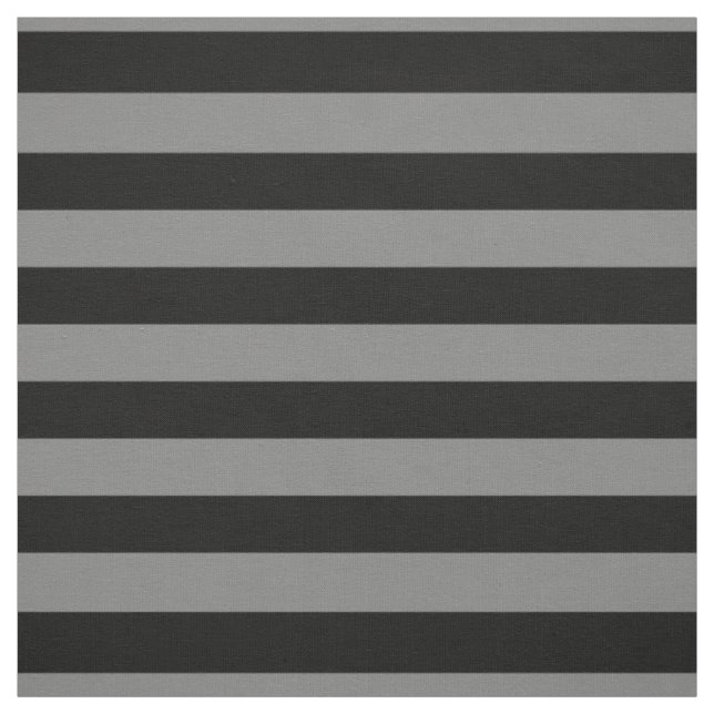 Graue und schwarze Streifen, Halloween-Stoff Stoff (Muster)