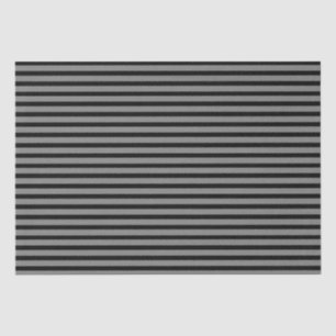 Graue und schwarze Streifen Seidenpapier