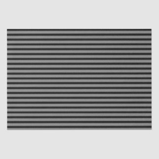 Graue und schwarze Streifen Seidenpapier
