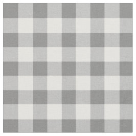 Graue und weiße Gingham-Karo-Muster Stoff