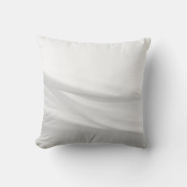 Graue und weiße Minimalistische Abstrakte Waves Kissen