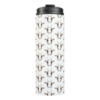 Graue und weiße Ziegen auf Tumbler Thermosbecher