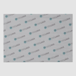 Graue Verpackung mit eigenem Firmenlogo Seidenpapier