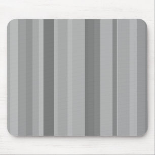 Graue vertikale Streifen Mousepad