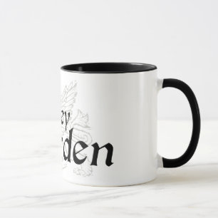 Graue Wärter-W-Tasse Tasse