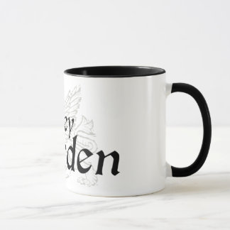 Graue Wärter-W-Tasse Tasse