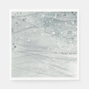 Graue Wasserfarbe Serviette