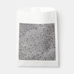 Graue Wassertröpfchen Geschenktütchen