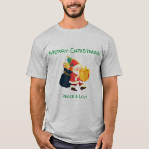 Graue Weihnachtswünsche-Elegantes Herren-T-Shirt T-Shirt