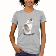 Graue Weiße Katze