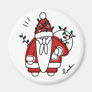 grauenhafter Santa Magnet