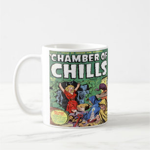Grauenhaftes Vintage-Comic-Design-Kaffeetasse Kaffeetasse