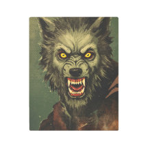 Grauenvolle Werwolf-Horror-Illustration