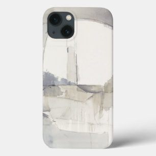 Grauer abstrakter Druck der Improvisations-I Case-Mate iPhone Hülle