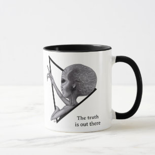 Grauer Außerirdischer, die Wahrheit ist da draußen Tasse