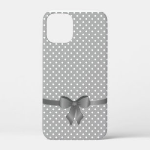 grauer Bogen auf Polka-PunktenCase-Mate iPhone-Geh Case-Mate iPhone Hülle