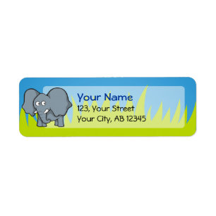 Grauer Elefant Cartoon
