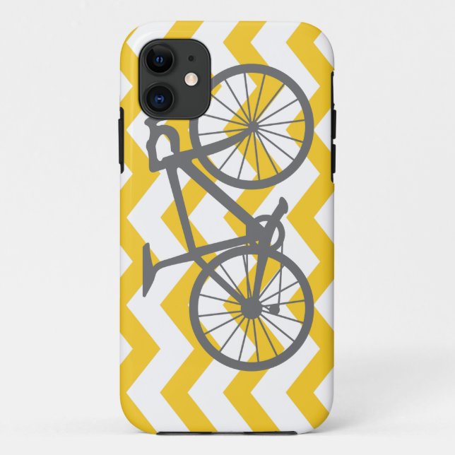 Grauer Fahrrad iPhone Kasten Case-Mate iPhone Hülle (Rückseite)