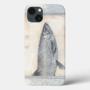 Grauer Fisch auf beigem Hintergrund Case-Mate iPhone Hülle