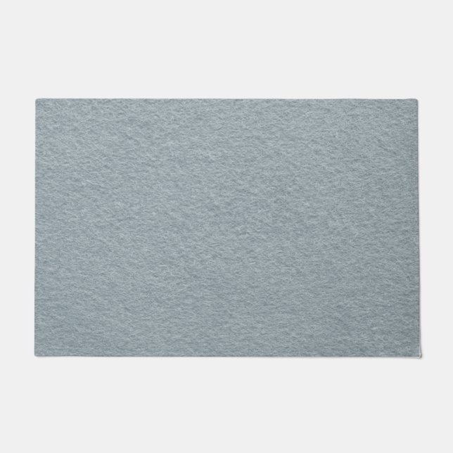 Grauer Glitter  Fußmatte (Vorderseite)