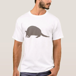 Grauer Gürteltier T-Shirt