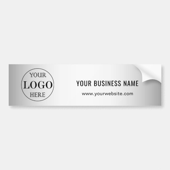 Grauer Hintergrund für benutzerdefinierte Logos Autoaufkleber (Vorne)
